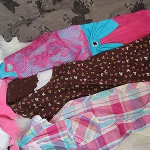 Girls shirt bundle size medium.